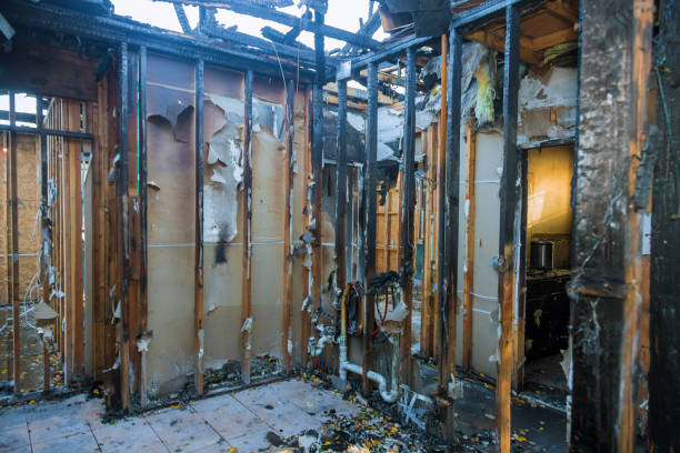 Professional Fire Board Up technician working in Abingdon, VA